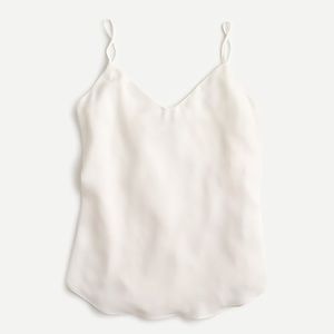 j. crew v-neck camisole / white / 8